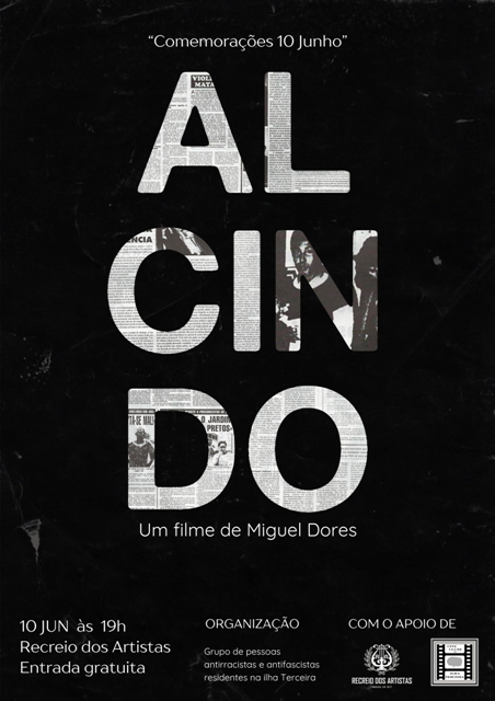 Filme - Alcindo, de Miguel Dores - 10 Junho